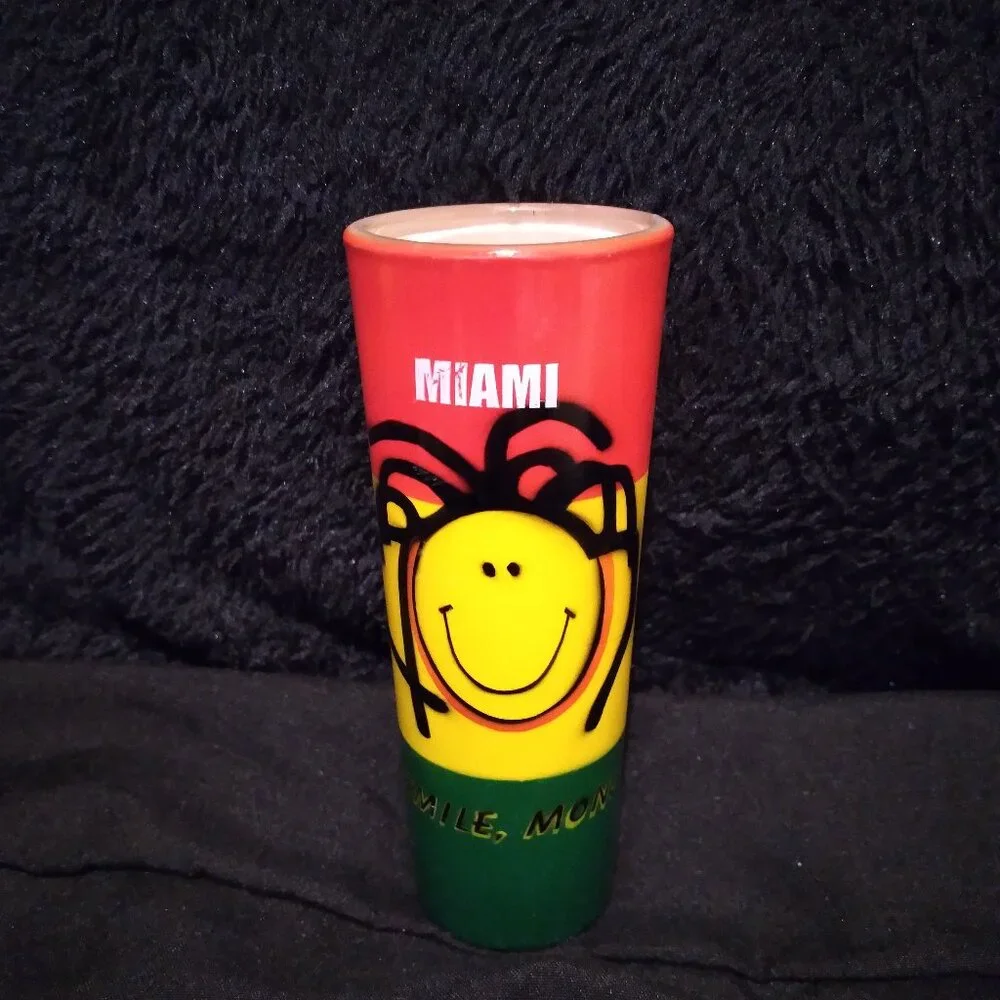 Miami Rasta Shot Glass - Picture 1 of 4